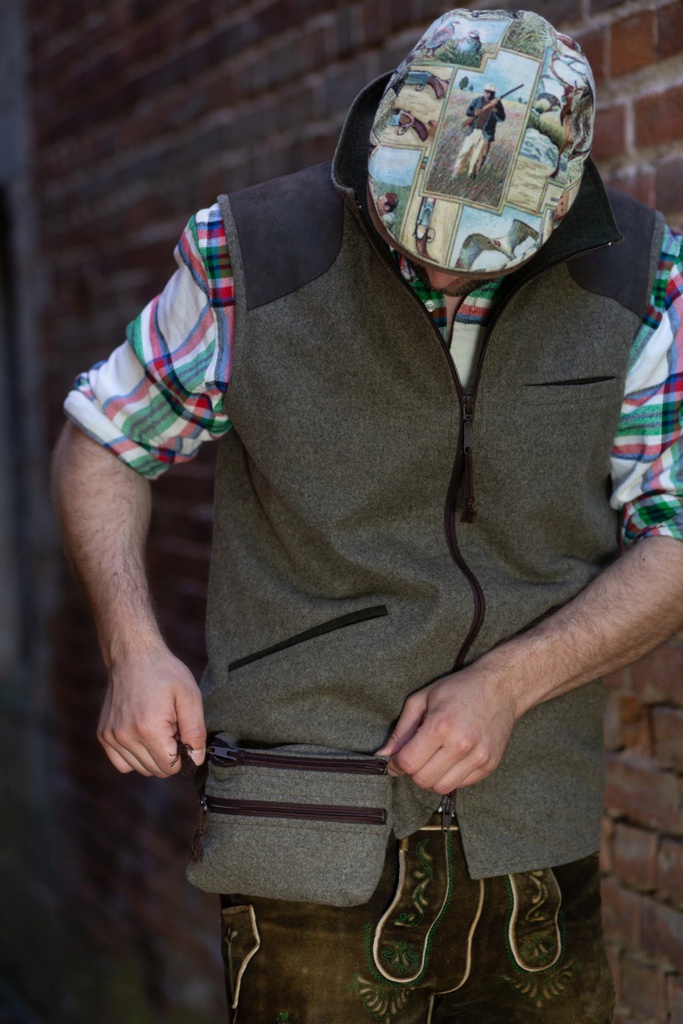 Mens wool hunting vest best sale