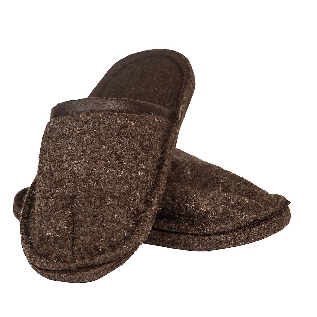 Filzpantoffel mit Loden