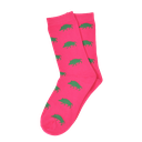 Socken Pink Wildschwein Grün